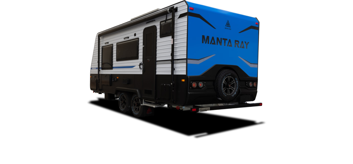 Manta Ray 18 Ft Ensuite Rear 3/4